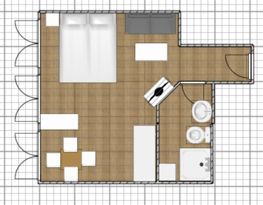 Studio In Dresden Neustadt Louisenstrasse Dış mekan fotoğraf